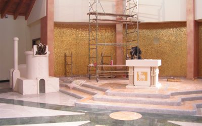 Chiesa parrocchiale di san giovanni battista a forlì- porte in bronzo